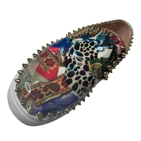 Christian Louboutin Studded Slip On Loafers (35) - Picture 8 of 10